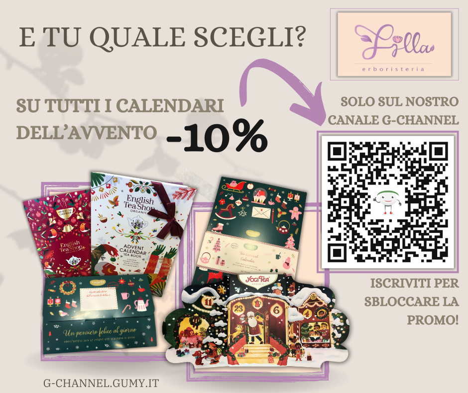 I calendari dell'Avvento di Lilla Erboristeria con uno sconto esclusivo!